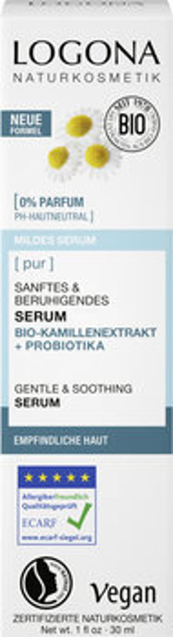 Produktfoto zu PUR beruhigendes Feuchtigkeitsserum Kamille + Probiotika 30ml