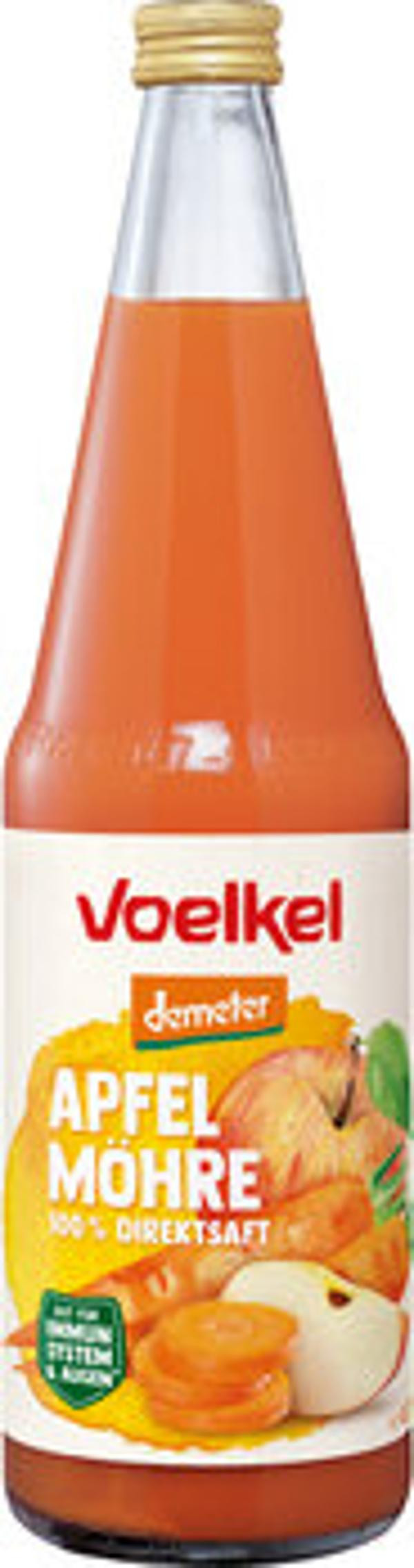 Produktfoto zu Saft Apfel Möhre 0,7L vegan