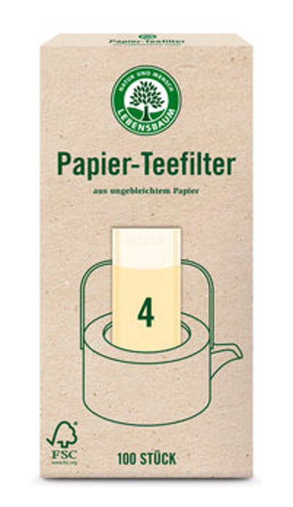 Produktfoto zu Teefilter Papier Gr.4 vegan