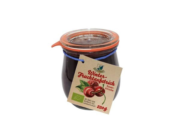 Produktfoto zu Winter Fruchtaufstrich Sauerkirsche 220g