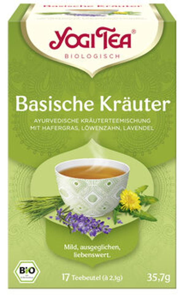 Produktfoto zu YogiTea Basische Kräuter Tee in 17 Beuteln vegan