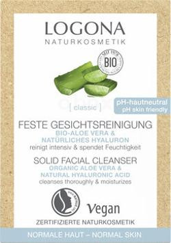 Produktfoto zu [classic] Feste Gesichtsreinigung Aloe Vera & natürliches Hyaluron 60g