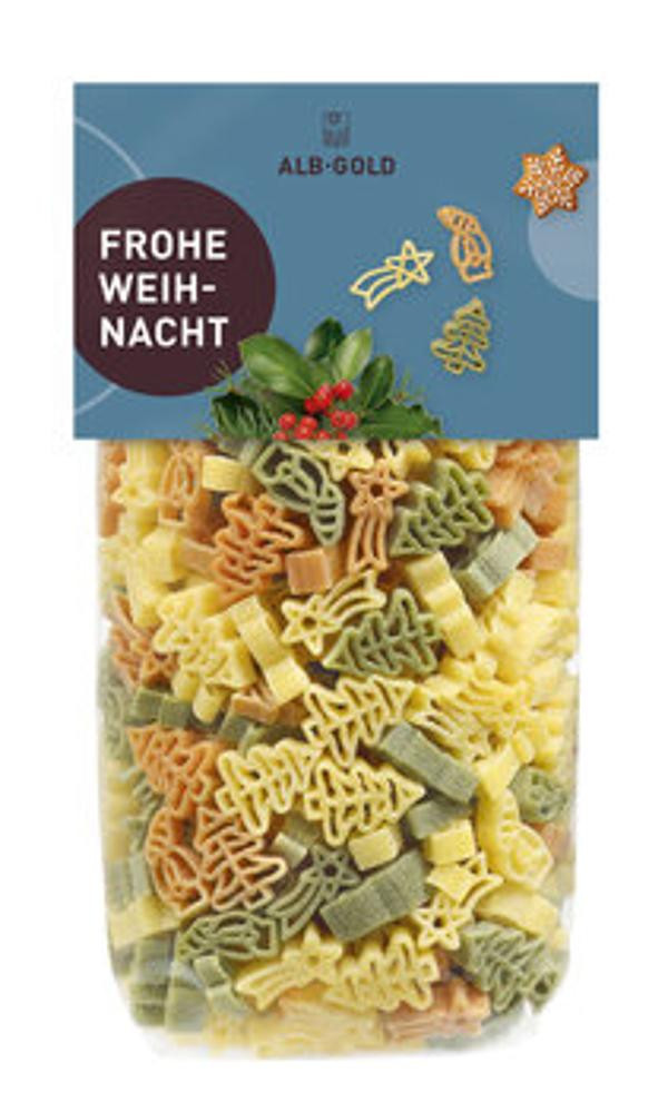 Produktfoto zu bunte Weihnachtsnudeln 250g