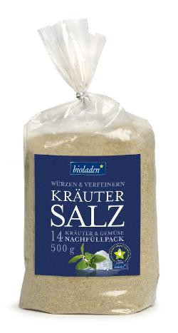 Produktfoto zu Kräutersalz im Nachfüllpack 500g vegan