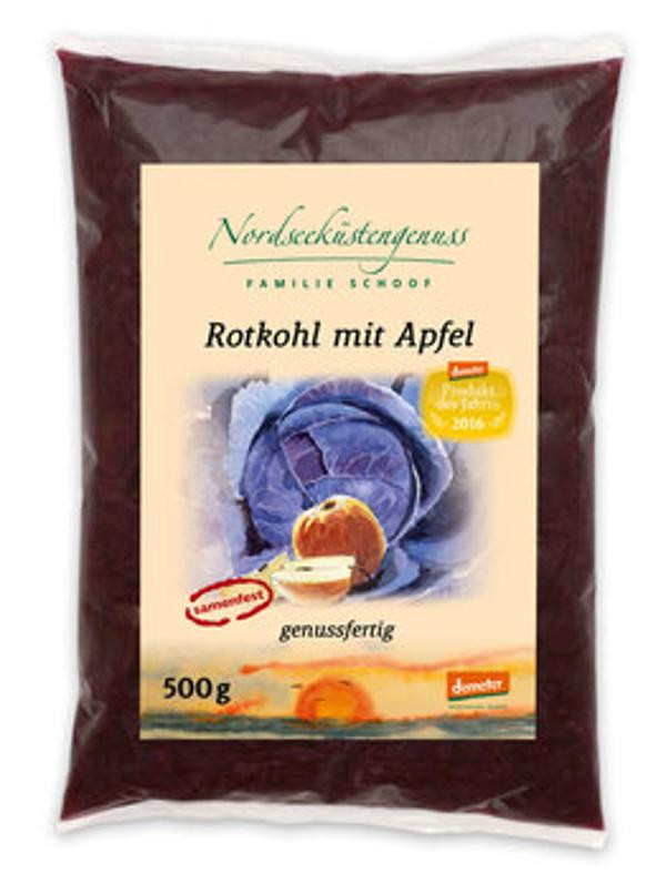 Produktfoto zu Rotkohl mit Apfel im 500g-Beutel