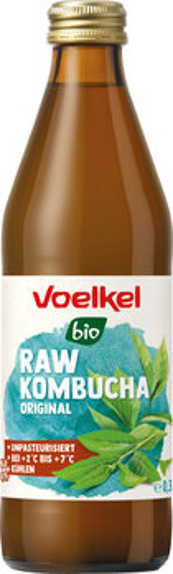 Produktfoto zu RAW Kombucha Original 0,33l vegan