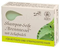 Produktfoto zu Shampoo-Seife "Brennnessel" mit Schafmilch 125g