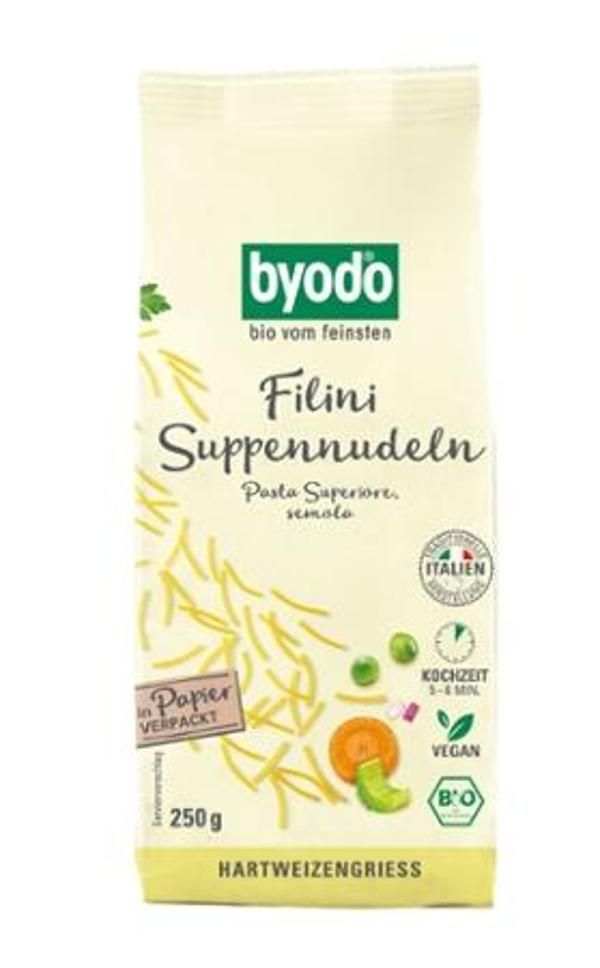 Produktfoto zu Filini Suppennudeln 250g vegan