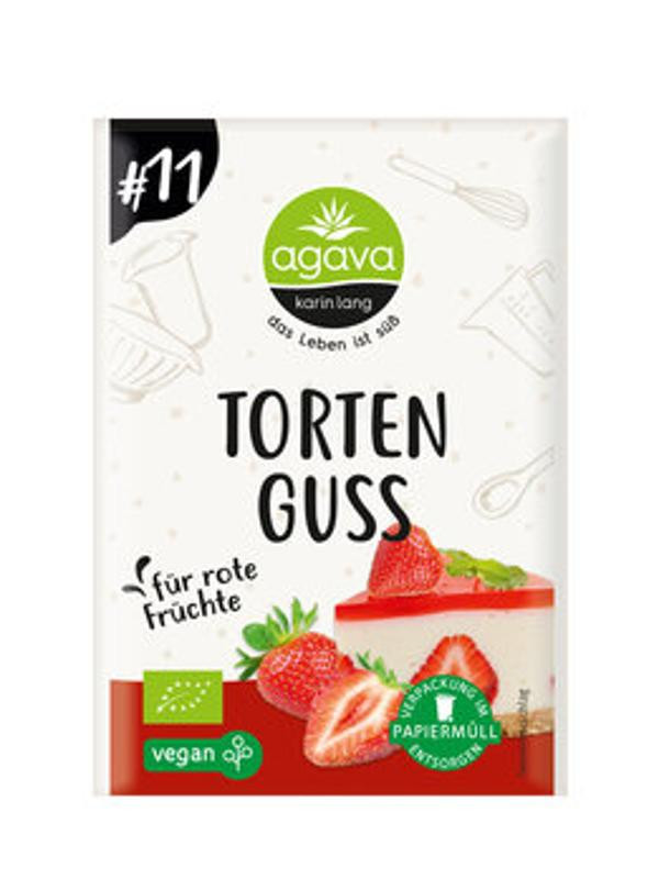 Produktfoto zu Tortenguss rot 21g vegan