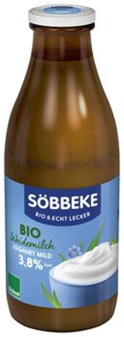 Produktfoto zu Joghurt Natur 3,8% Fett 1L-Flasche