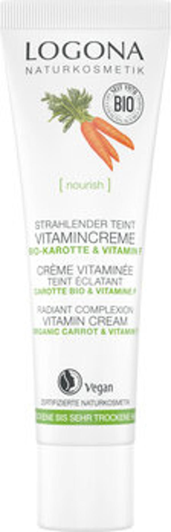 Produktfoto zu [nourish] Strahlender Teint Vitamincreme Karotte & Vitamin F 30ml