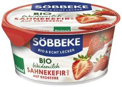 Produktfoto zu Sahnekefir auf Erdbeere 150g