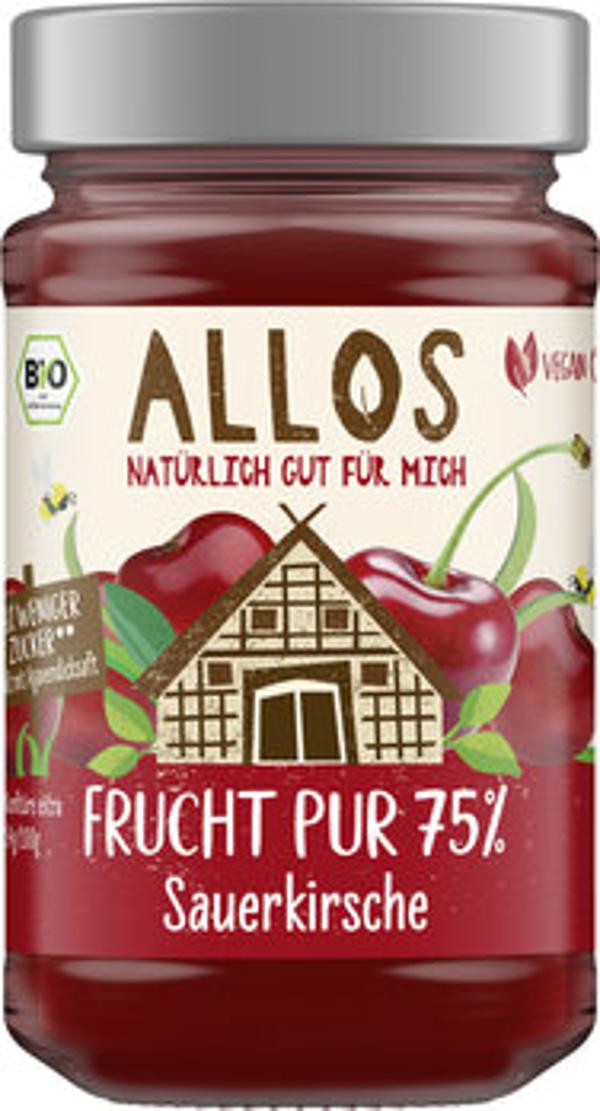 Produktfoto zu 75% Sauerkirsch Fruchtaufstrich 250g vegan