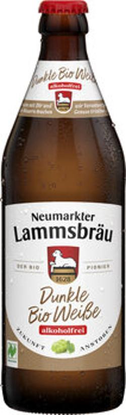 Produktfoto zu Lammsbräu Dunkle Weiße alkoholfrei 10*0,5L Kiste