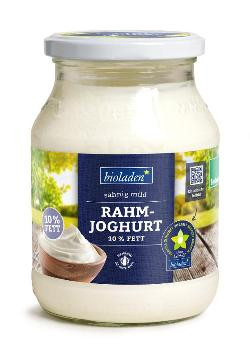 Produktfoto zu Rahmjoghurt sahnig mild 10% Fett 500g