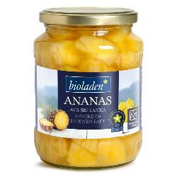 Produktfoto zu Ananas in Stücken, eingelegt 665g vegan