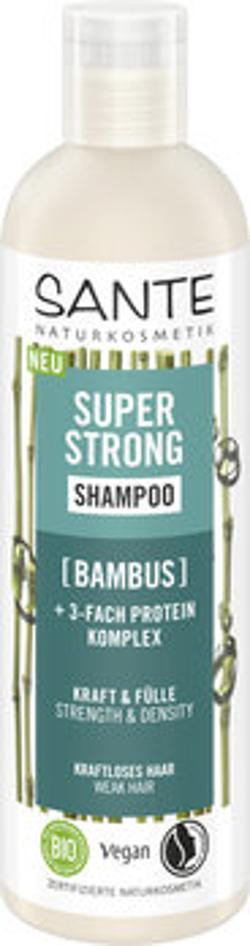 Produktfoto zu SUPER STRONG Shampoo Bambus + 3-Fach Protein Komplex 250ml