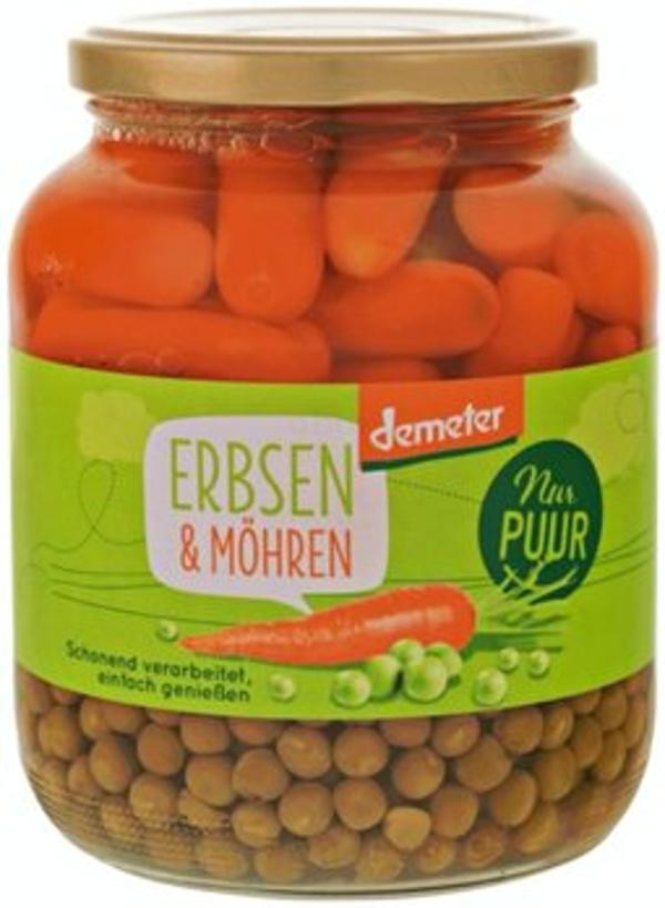 Produktfoto zu Erbsen & Möhren 680g