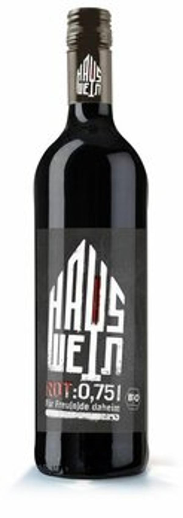 Produktfoto zu Hauswein rot 0,75L vegan