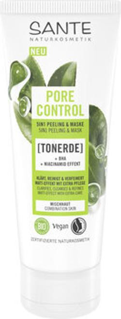 Produktfoto zu PORE CONTROL 5in1 Peeling & Maske [Tonerde] 100ml