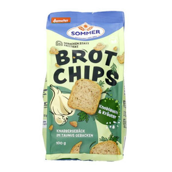 Produktfoto zu Brot Chips mit Knobi und Kräut