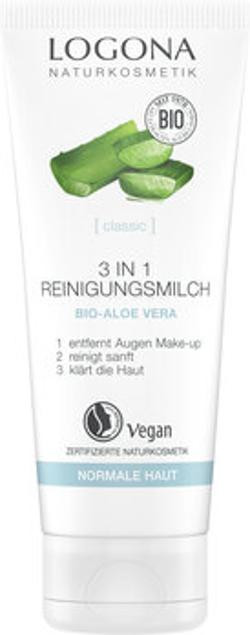 Produktfoto zu [classic] 3 in 1 Reinigungsmilch Aloe Vera 100ml